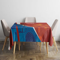 Czechia Charles Bridge Prague Tablecloth Heraldic Lion