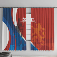 Czechia Charles Bridge Prague Window Curtain Heraldic Lion
