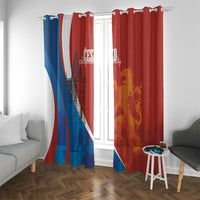 Czechia Charles Bridge Prague Window Curtain Heraldic Lion
