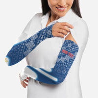 Slovenska Independence Day Personalized Arm Sleeves Folk Pattern Motifs