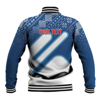 Slovenska Independence Day Personalized Baseball Jacket Folk Pattern Motifs
