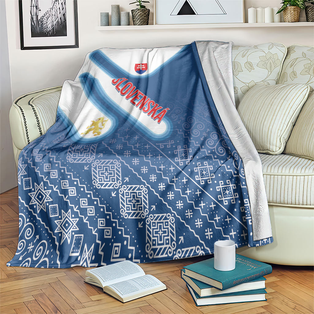 Slovenska Independence Day Blanket Folk Pattern Motifs