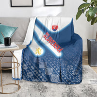 Slovenska Independence Day Blanket Folk Pattern Motifs