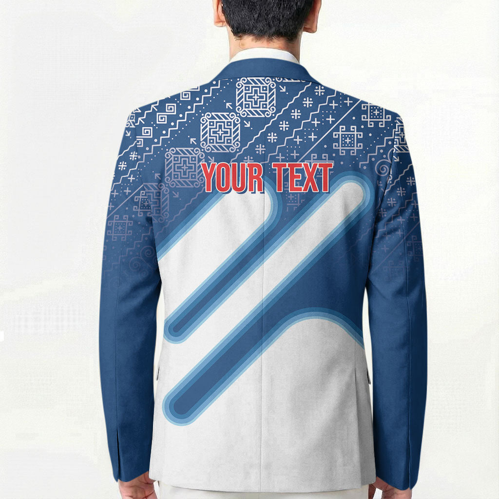 Slovenska Independence Day Personalized Blazer Folk Pattern Motifs
