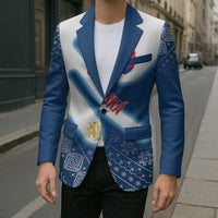 Slovenska Independence Day Personalized Blazer Folk Pattern Motifs