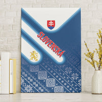 Slovenska Independence Day Canvas Wall Art Folk Pattern Motifs