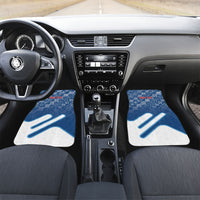Slovenska Independence Day Personalized Car Mats Folk Pattern Motifs