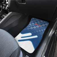 Slovenska Independence Day Personalized Car Mats Folk Pattern Motifs