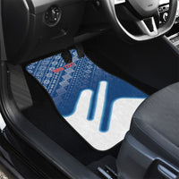 Slovenska Independence Day Personalized Car Mats Folk Pattern Motifs