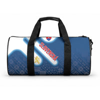 Slovenska Independence Day Duffle Bag Folk Pattern Motifs