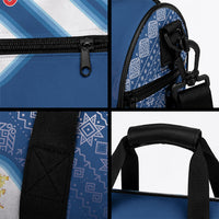 Slovenska Independence Day Duffle Bag Folk Pattern Motifs