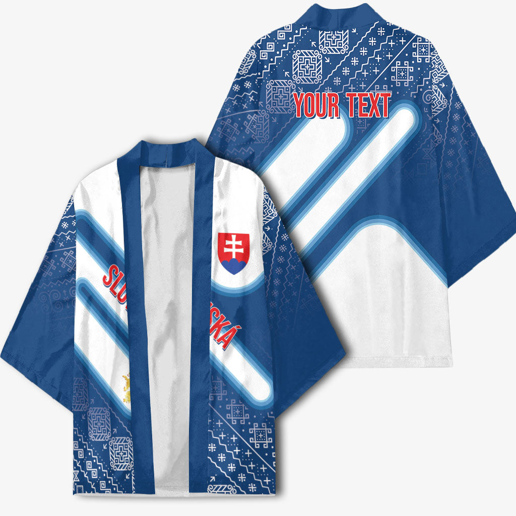 Slovenska Independence Day Personalized Kimono Folk Pattern Motifs