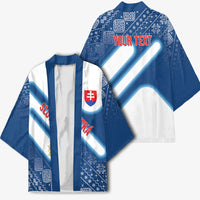 Slovenska Independence Day Personalized Kimono Folk Pattern Motifs