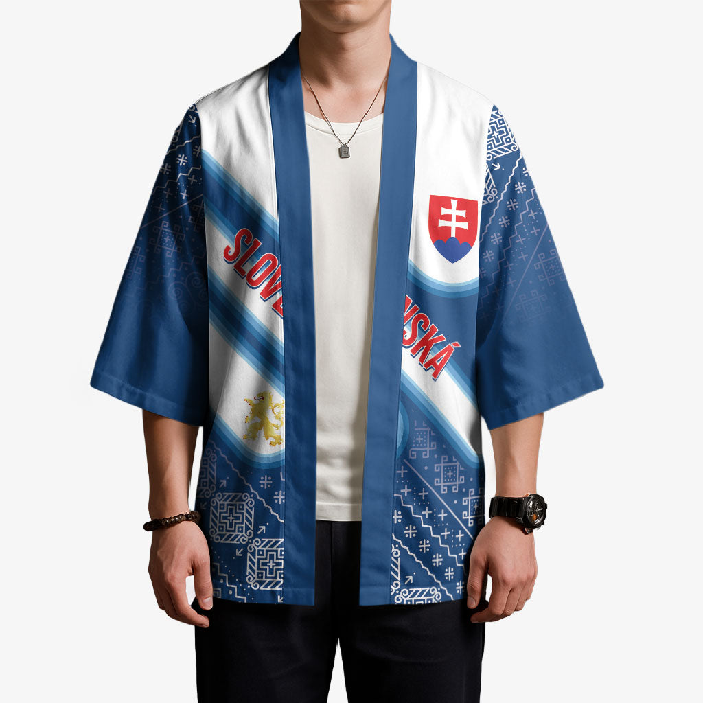 Slovenska Independence Day Personalized Kimono Folk Pattern Motifs