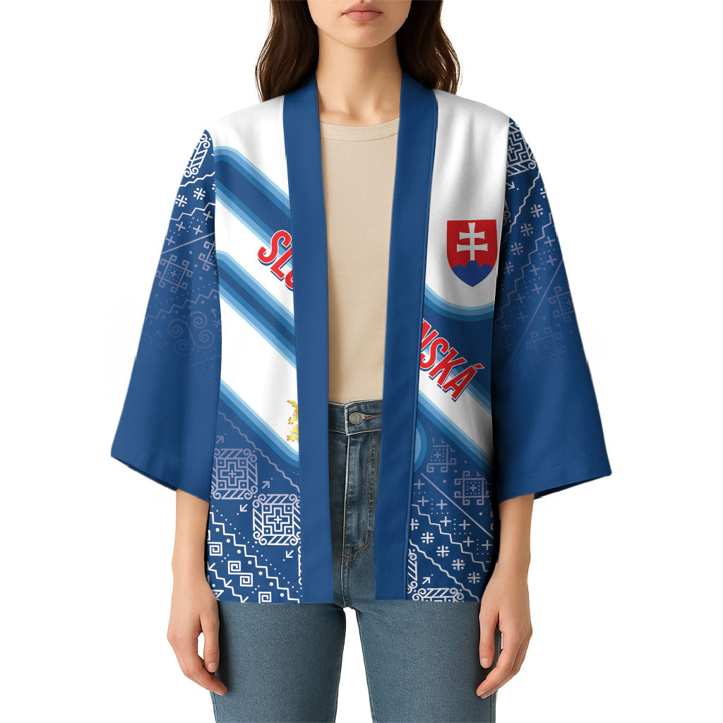 Slovenska Independence Day Personalized Kimono Folk Pattern Motifs