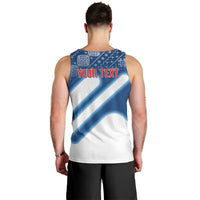 Slovenska Independence Day Personalized Men Tank Top Folk Pattern Motifs
