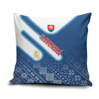 Slovenska Independence Day Pillow Cover Folk Pattern Motifs