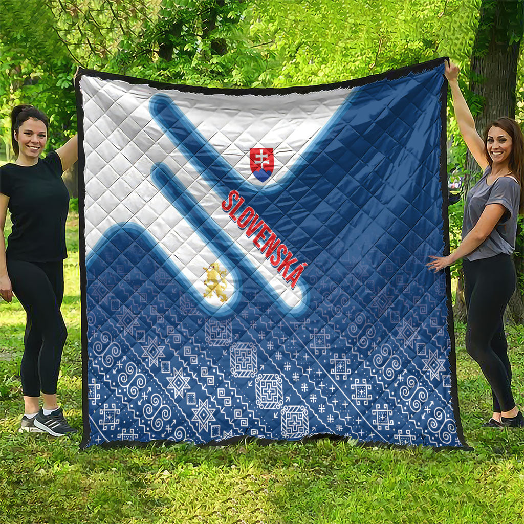 Slovenska Independence Day Quilt Folk Pattern Motifs