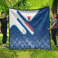 Slovenska Independence Day Quilt Folk Pattern Motifs