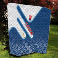 Slovenska Independence Day Quilt Folk Pattern Motifs