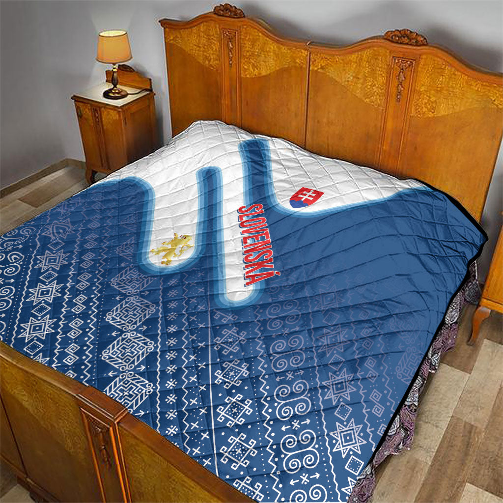 Slovenska Independence Day Quilt Folk Pattern Motifs
