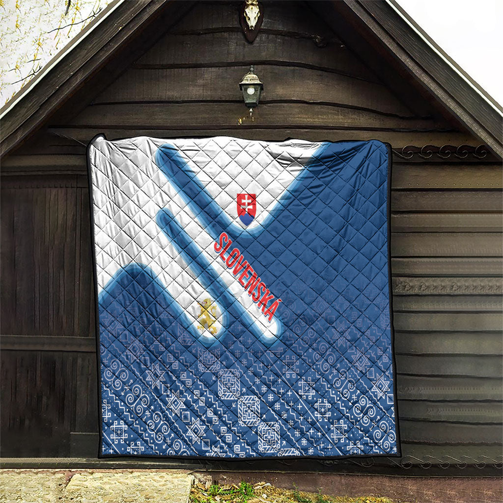 Slovenska Independence Day Quilt Folk Pattern Motifs