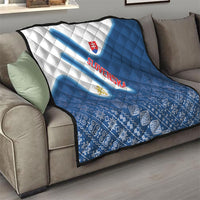 Slovenska Independence Day Quilt Folk Pattern Motifs