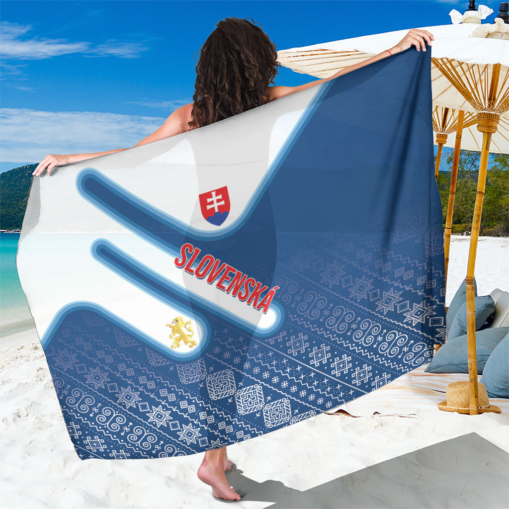 Slovenska Independence Day Sarong Folk Pattern Motifs