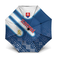 Slovenska Independence Day Umbrella Folk Pattern Motifs