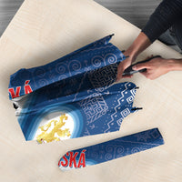 Slovenska Independence Day Umbrella Folk Pattern Motifs