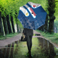Slovenska Independence Day Umbrella Folk Pattern Motifs