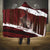 Merry Christmas Hooded Blanket Krampus in The Woods - Red