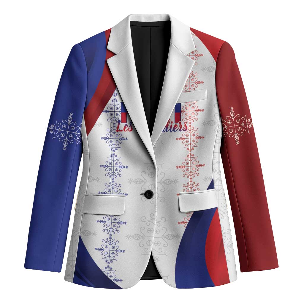 Haiti Football Les Grenadiers Personalized Blazer Voodoo Veve Papa Legba - Wonder Print Shop