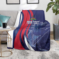 Personalized Haiti Citadelle Laferrière Blanket Grunge Style