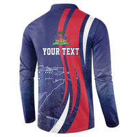 Personalized Haiti Citadelle Laferrière Button Sweatshirt Grunge Style