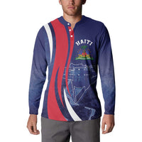 Personalized Haiti Citadelle Laferrière Button Sweatshirt Grunge Style