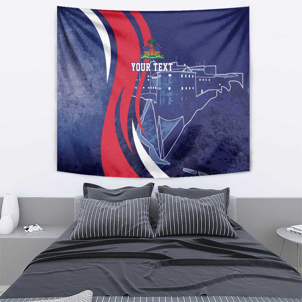 Personalized Haiti Citadelle Laferrière Tapestry Grunge Style