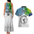 Personalised Malampa Fiji Day Couples Matching Tank Maxi Dress and Hawaiian Shirt Gradient Style LT7 - Wonder Print Shop