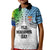 Personalised Malampa Fiji Day Kid Polo Shirt Gradient Style - Wonder Print Shop