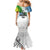 Personalised Malampa Fiji Day Mermaid Dress Gradient Style - Wonder Print Shop