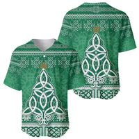 Christmas Ireland Celtic Baseball Jersey Special Xmas Tree - Wonder Print Shop