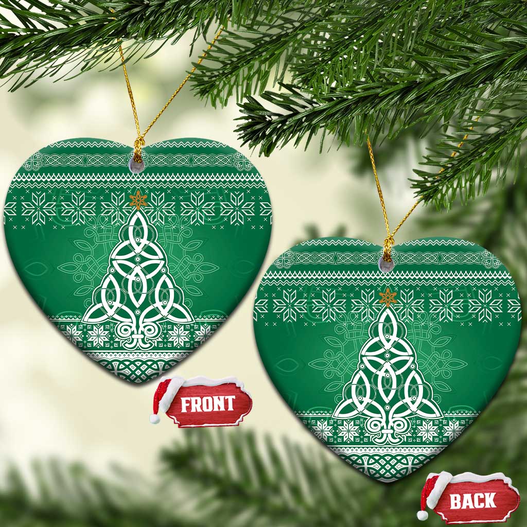 Christmas Ireland Celtic Ceramic Ornament Special Xmas Tree - Wonder Print Shop