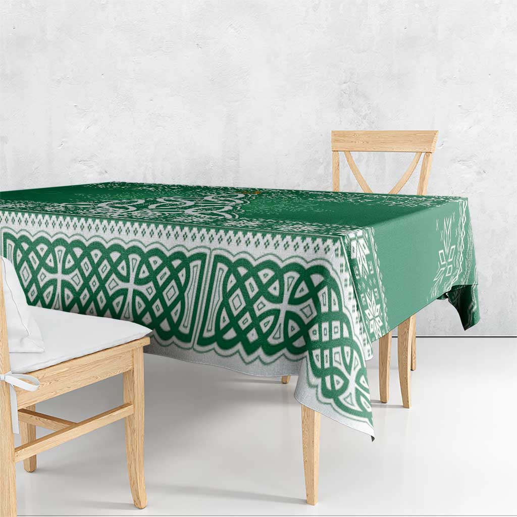 Christmas Ireland Celtic Tablecloth Special Xmas Tree - Wonder Print Shop