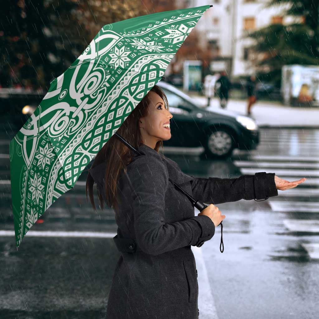 Christmas Ireland Celtic Umbrella Special Xmas Tree - Wonder Print Shop