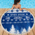 Finland Christmas Hannunvaakuna Tattoo Beach Blanket Hyvaa Joulua - Flag Color LT7 - Wonder Print Shop