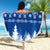 Finland Christmas Hannunvaakuna Tattoo Beach Blanket Hyvaa Joulua - Flag Color LT7 - Wonder Print Shop