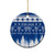 Finland Christmas Hannunvaakuna Tattoo Ceramic Ornament Hyvaa Joulua - Flag Color LT7 - Wonder Print Shop