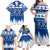 Finland Christmas Hannunvaakuna Tattoo Family Matching Off Shoulder Maxi Dress and Hawaiian Shirt Hyvaa Joulua - Flag Color LT7 - Wonder Print Shop