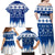 Finland Christmas Hannunvaakuna Tattoo Family Matching Off Shoulder Maxi Dress and Hawaiian Shirt Hyvaa Joulua - Flag Color LT7 - Wonder Print Shop