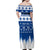 Finland Christmas Hannunvaakuna Tattoo Family Matching Off Shoulder Maxi Dress and Hawaiian Shirt Hyvaa Joulua - Flag Color LT7 - Wonder Print Shop